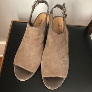 Bass Peep Toe Booties size 9